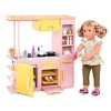 Our Generation Sweet Kitchen Set with Play Food Accessories for 18" Dolls - Pink - image 2 of 4