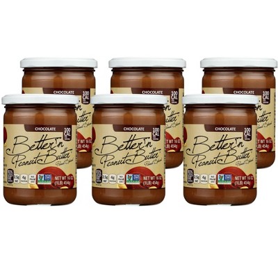 Better 'n Peanut Butter Chocolate Peanut Spread - Case Of 6/16 Oz : Target