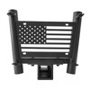 Hitch Mount Flag Pole Holder For Standard 2 Inch Receivers, Hitch Mount Dual Flag Pole Holder, Steel Flag Pole Mount For Truck SUV RV Trailer - 2 of 4