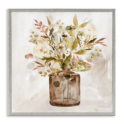 Stupell Industries Earthy Mixed Fall Botanicals, 12" x 12"
