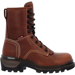 Men's Rocky Rams Horn Logger Waterproof Composite Toe Work Boot - 1 of 4