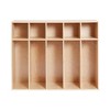 ECR4Kids Streamline 5-Section Toddler Coat Locker, Classroom Furniture - 4 of 4