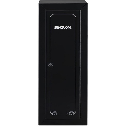 Stack On Gcb 14p Ds 14 Rifle Heavy Duty Steel Locking Longarm Security Ammunition Storage Cabinet Gun Safe Black Target