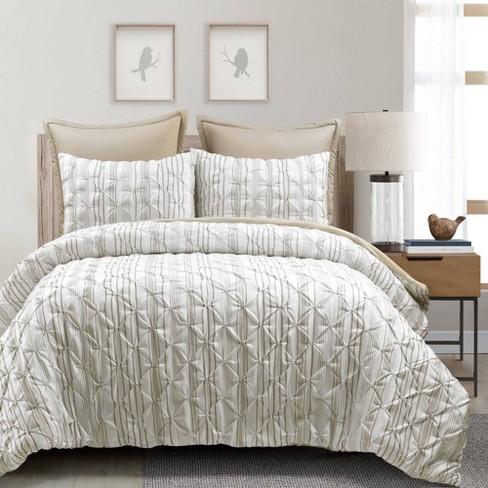 Ella Lace Ruffle Comforter Set - Lush Décor : Target