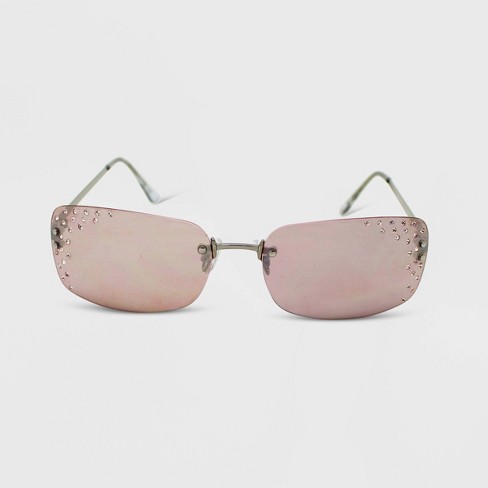 Absolutely Chic Square Rimless Sunglasses - Tooksie LLC