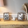 Northlight Wooden Picture Frames with Display Stand - for 5" x 7" Photo - Set of 2 - 3 of 4