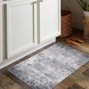 Modern Abstract Rug Washable Rug Low Pile Non-Slip Rugs for Living Room Bedroom - 2 of 4