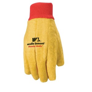 Wells Lamont 300XL Polyester & Cotton Blend Chore Gloves, Yellow, XL - 1 of 1