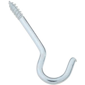 National Hardware Zinc-Plated Silver Steel 1-5/16 in. L Ceiling Hook 1 pk - 1 of 1