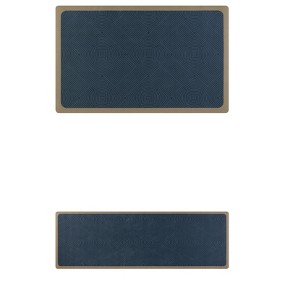 Unique Bargains Non-Slip Backing Geometric Kitchen Floor Mats - 1 of 4
