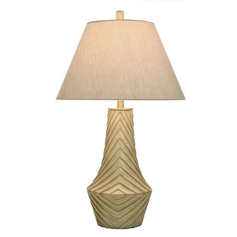 Morgana Modern Table Lamp with Diamond Design Gray - StyleCraft, 3 of 8