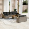 vidaXL Garden Sofa Set Grey - 2 of 4