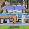 6ft Mid-Size Table Tennis Table Foldable & Portable Ping Pong Table Set for Indoor & Outdoor Games with Net, 2 Table Tennis Paddles and 3 Balls - 2 of 4