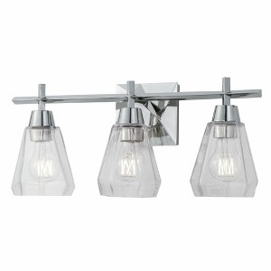 Norwell Lighting Arctic 3 - Light Vanity in  Polished Nickel - 1 of 4