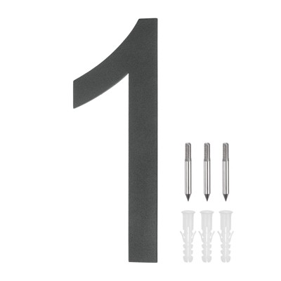 Unique Bargains 304 Stainless Steel Durable Rustproof House Numbers 1 Pc