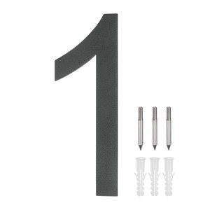 Unique Bargains 304 Stainless Steel Durable Rustproof House Numbers 1 Pc - 1 of 4