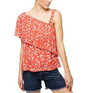 Sanctuary Clothing Womens Flounce One Shoulder Blouse - 1 of 1
