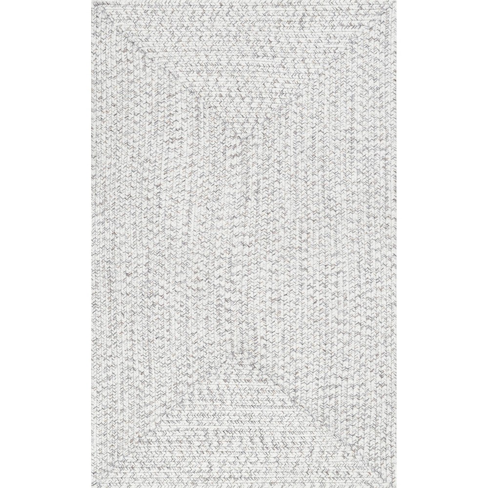  Wynn Braided Indoor/Outdoor Area Rug Ivory