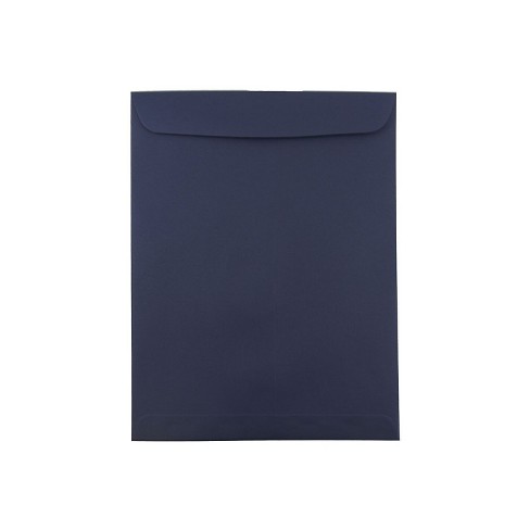 JAM Paper 10 x 13 Open End Catalog Envelopes Navy Blue 10/Pack 12828427F - image 1 of 2