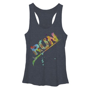 Women's CHIN UP Let the Colors Run Racerback Tank Top - 1 of 3