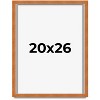 PosterPalooza | Classic Brown Picture Frame - UV Acrylic, Foam Board Backing, Hanging Hardware - 2 of 4