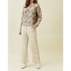 Women's Houndstooth Fuzzy Pullover Sweater - mystree - 4 of 4