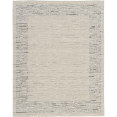 Nourison Santa Cruz Modern Bordered Textured Indoor Rug