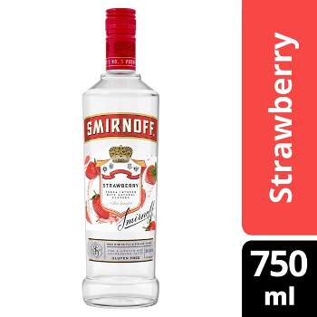 Smirnoff Strawberry Flavored Vodka - 750ml Bottle