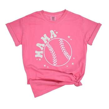 Simply Sage Market Women's Mama Baseball Stars Mini Short Sleeve Graphic Tee