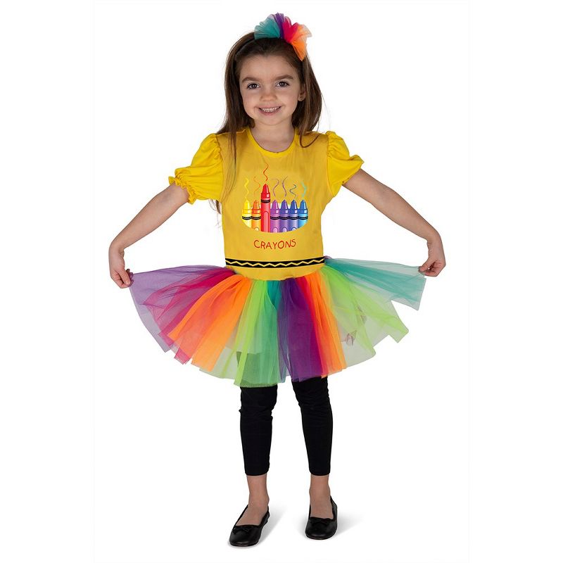 Dress Up America Crayon Box Costume for Toddlers, 1 of 3