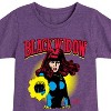 Girls' - Marvel - Black Widow Logo -Toddler And Youth Girls Fitted Short Sleeve Graphic T-Shirt Fitted Short Sleeve Graphic T-Shirt - 2 of 4