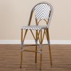 Ilene Bistro Barstool - BaxtonStudio: Aluminum Frame, High Back, No Assembly - 4 of 4