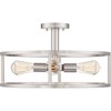 Quoizel Lighting New Harbor 4 - Light Semi-Flush Mount in  Brushed Nickel - 2 of 3