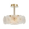 Artcraft Lighting Bloom 6 - Light Semi-Flush Mount in  Brass - 2 of 4