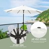 WestinTrends 9 Ft Outdoor Patio Market Table Umbrella with Tilt and Crank - 4 of 4