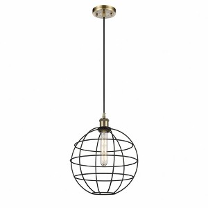 Lake Placid - 1 Light Cord Hung Pendant In Industrial Style-14.5 Inches Tall and 12 Inches Wide - 1 of 1