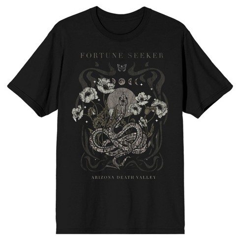 Arizona Death Valley Fortune Seeker Crew Neck Short Sleeve Men's Black T-shirt - image 1 of 3