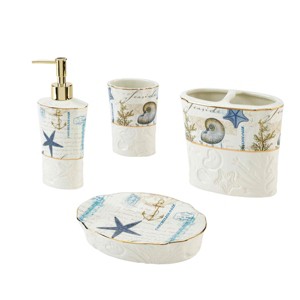 Avanti Linens Antigua 4-Piece Bath Accessory Set - 1 of 3