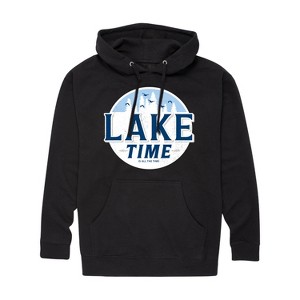 Men's - Instant Message - Lake Time Graphic Fleece Pullover Hoodie - 1 of 4