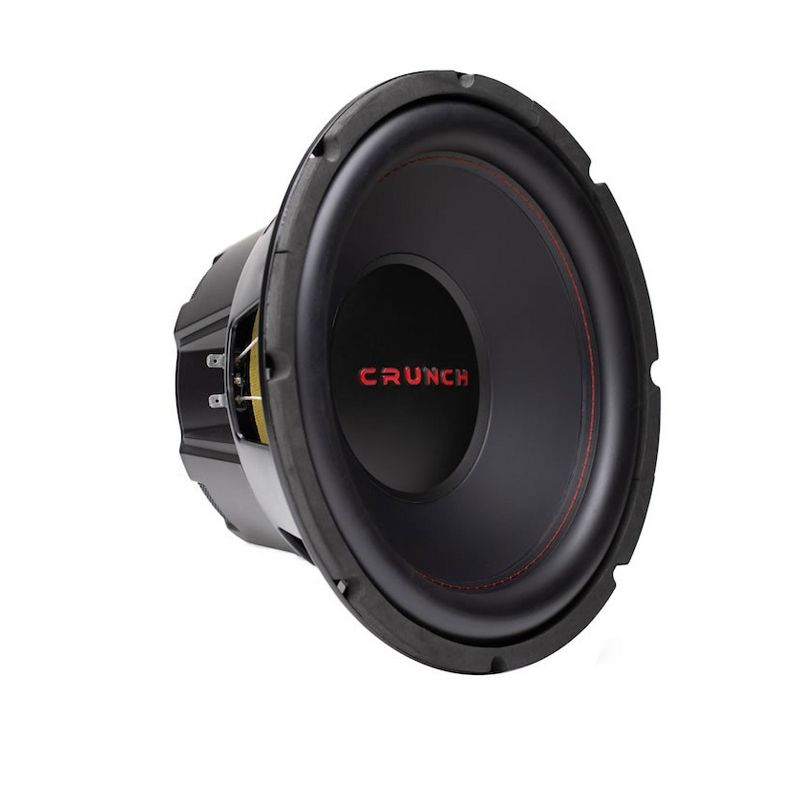 Crunch CRW12D4 12 Inch 800 Watt MAX 4 Ohm Dual Voice Coil Car Subwoofer Speaker with 2 Channel 1000 Watt Amp A/B Class Car Audio Stereo Amplifier, 3 of 7