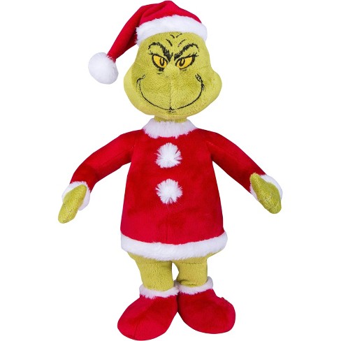 Gemmy Waddler Grinch In Santa Suit Dr. Seuss, Green : Target