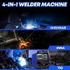SILVEL 160A MIG Welder 4-in-1 Flux Core Solid Wire Lift TIG Stick Welder 110V Gas Gasless for Home Car Yard Workshop Farm - 3 of 4