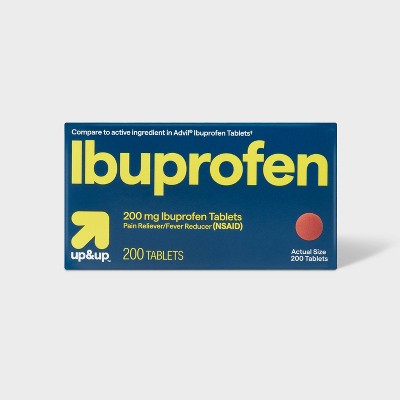 Ibuprofen (NSAID) Pain Reliever & Fever Reducer Tablets - 200ct - up&up™