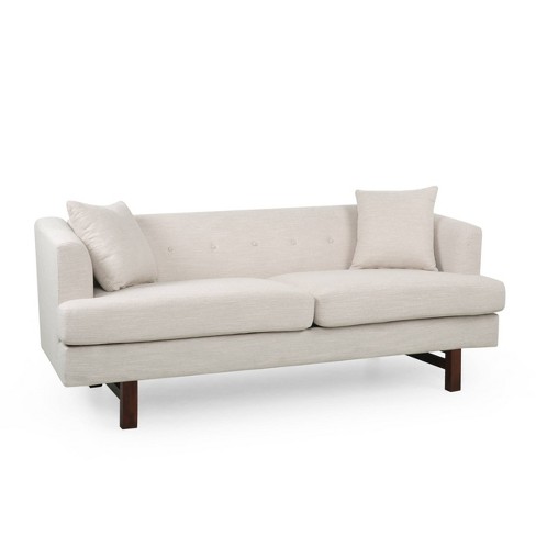 Nicole fabric settee by store christopher knight home