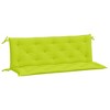 vidaXL Garden Bench Cushions 2 pcs Bright Green 59.1"x19.7"x2.8" Oxford Fabric - 2 of 4