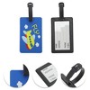 Unique Bargains Cartoon Letter Airplane Luggage Tag Blue 1 Pc - 3 of 4