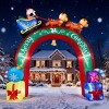 SEVOBAL Inflatable Holiday Decorations 10FT Christmas Inflatable with Reindeer, Blow Up Yard Decor, Multicolored, 106.3"*35.4"*118.1" - 4 of 4