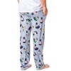 Seven Times Six Jojo's Bizarre Adventure Men's Chibi Character Adult Lounge Pajama Pants Blue - 2 of 4
