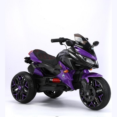 YOOCOZZ 12V Rechargeable Kids Ride-On Motorcycle - 3-Wheels Battery Powered Motorbike