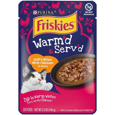 Friskies Warm Served Wet Cat Food - 3.5oz